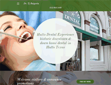 Tablet Screenshot of huttodental.com